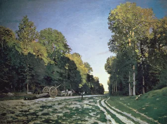 Road to Chailly, Fontainebleau, 1864